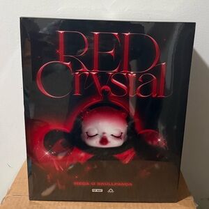 POP MART 400% Mega Skullpanda Red Crystal
